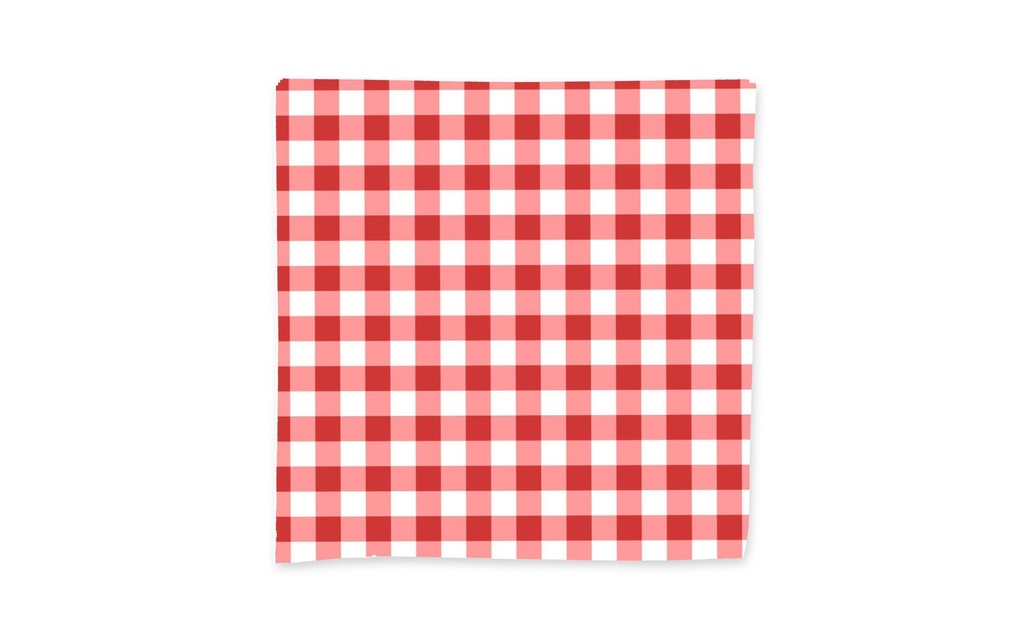 Trendform Serviettes en papier Vichy rouge 20 Pièce/s