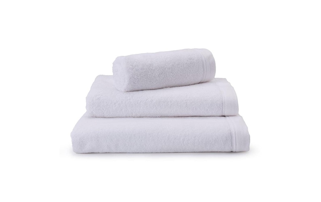 Urbanara Set de linge éponge Faia 4 pièces, Blanc