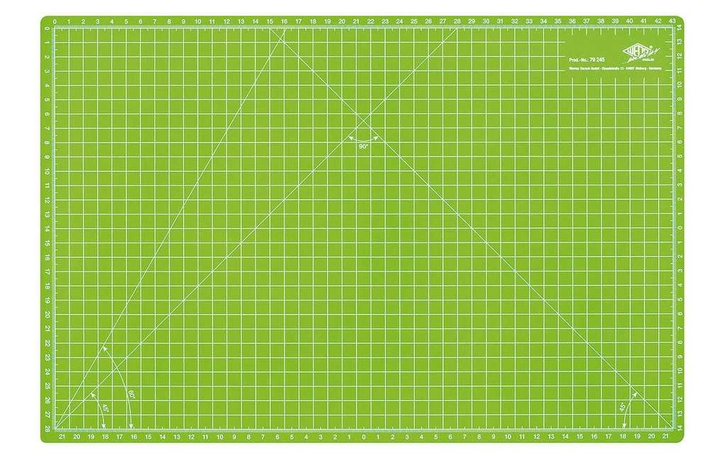 WEDO Tapis de coupe A3 vert pomme