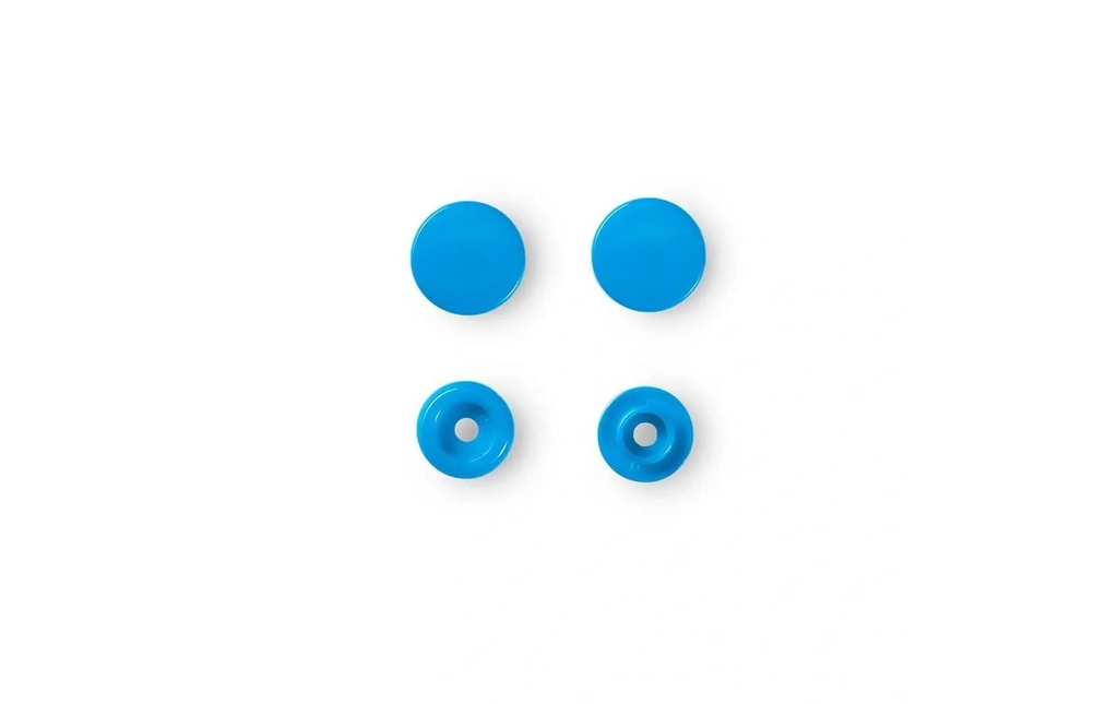 Prym Boutons poussoirs Boutons de couleur Gris, Ø 12,4 mm, 30 pièces