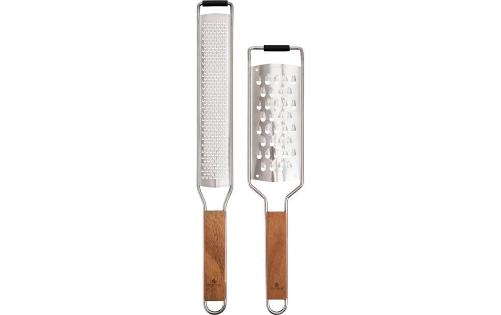 Exitoso Râpe de cuisine avec manche en bois Brun