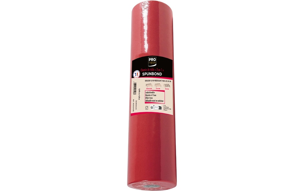 PRO nappe Chemin de table 40 cm x 480 cm, Bordeaux