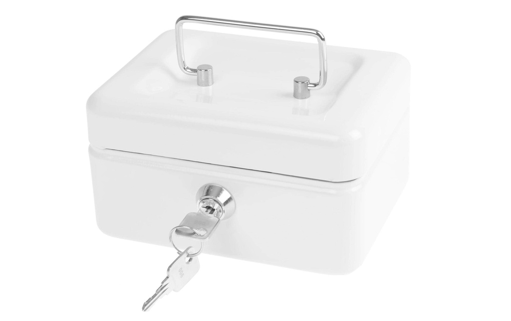 [404145100] WEDO Caisse monnaie 4compart.blanc