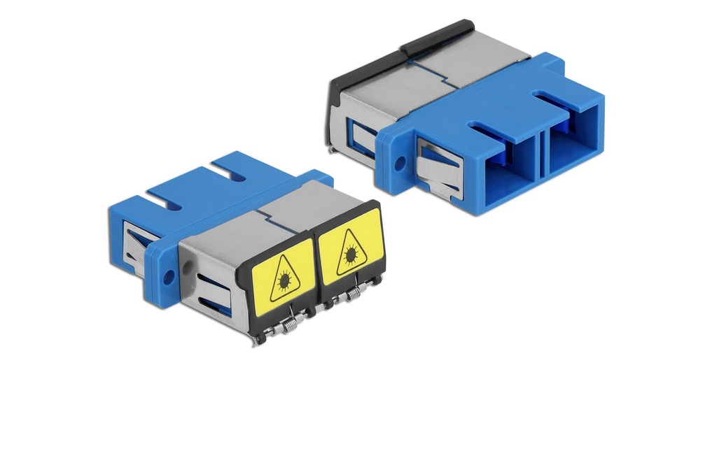 Delock Accouplement à fibre optique 1 pièce Singlemode SC – SC, OS2, Duplex
