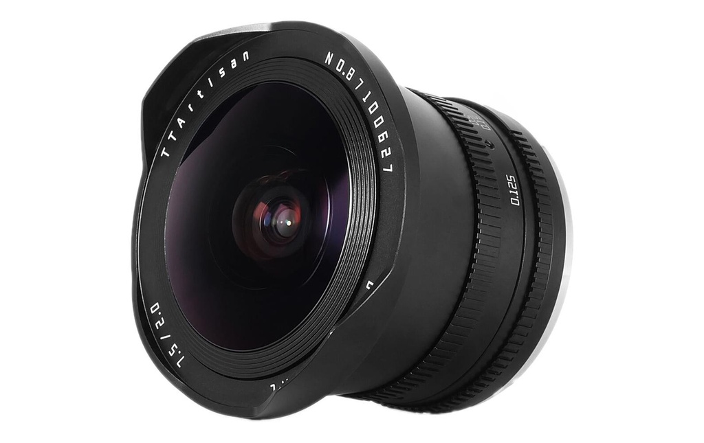 TTArtisan Longueur focale fixe 7.5mm F/2 Fisheye – MFT
