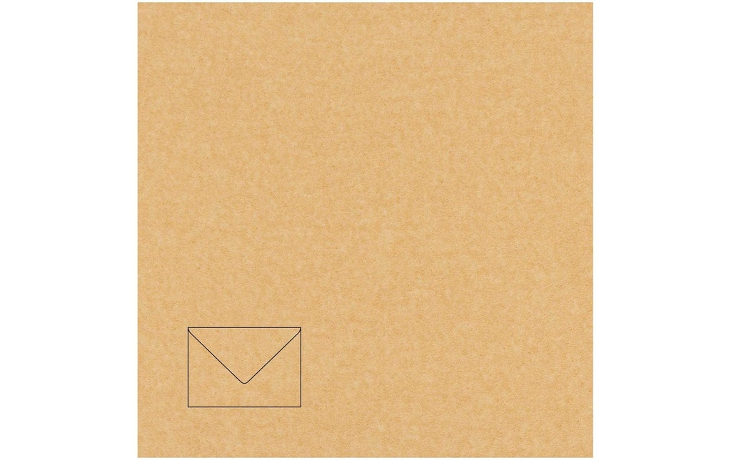 Rico Design Paper Poetry Essentials Enveloppe B6 Or, 50 pièces