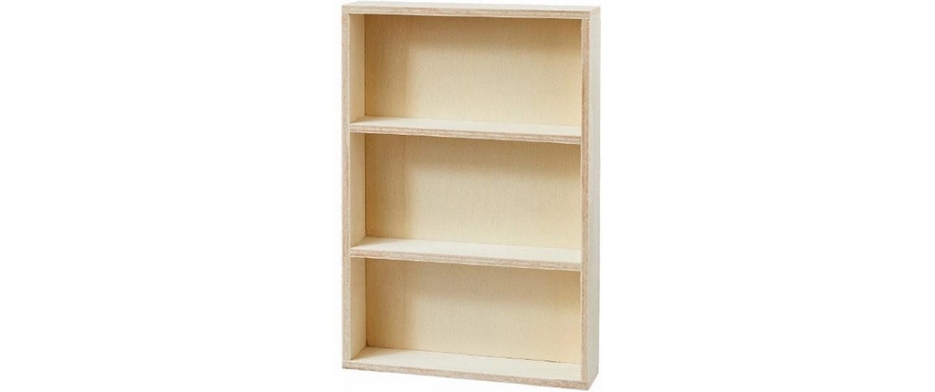 HobbyFun Mini-meubles Étagère 10.2 x 2.3 x 15 cm, naturel