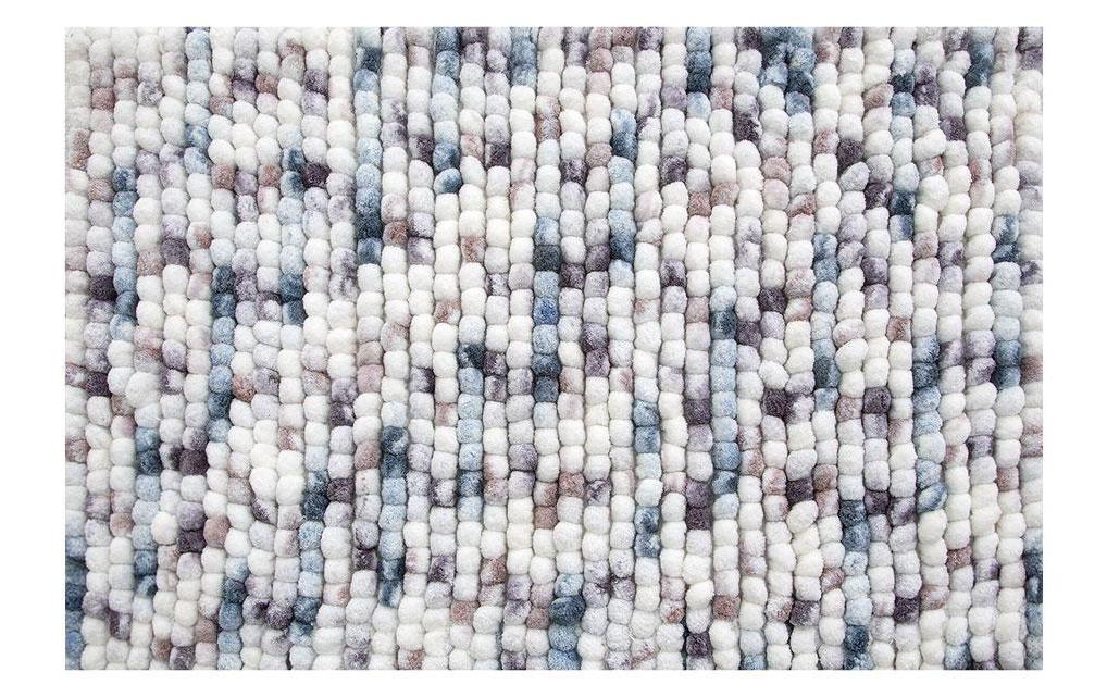 spirella Tapis de bain KITO 55 x 65 cm 55 x 65 cm, Bleu/Brun/Blanc