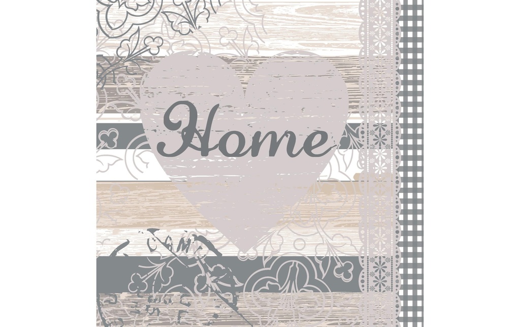 Papstar Serviettes en papier Home 33 cm x 33 cm, 20 Pièce/s
