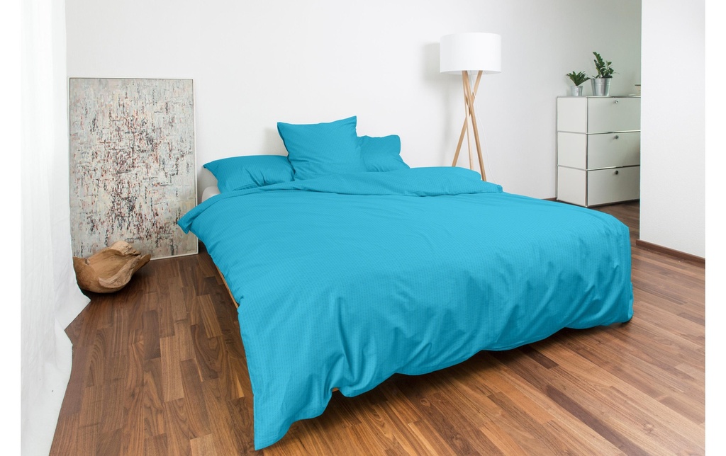 Night Fashion Housse de duvet Edi 160 x 210 cm, Turquoise