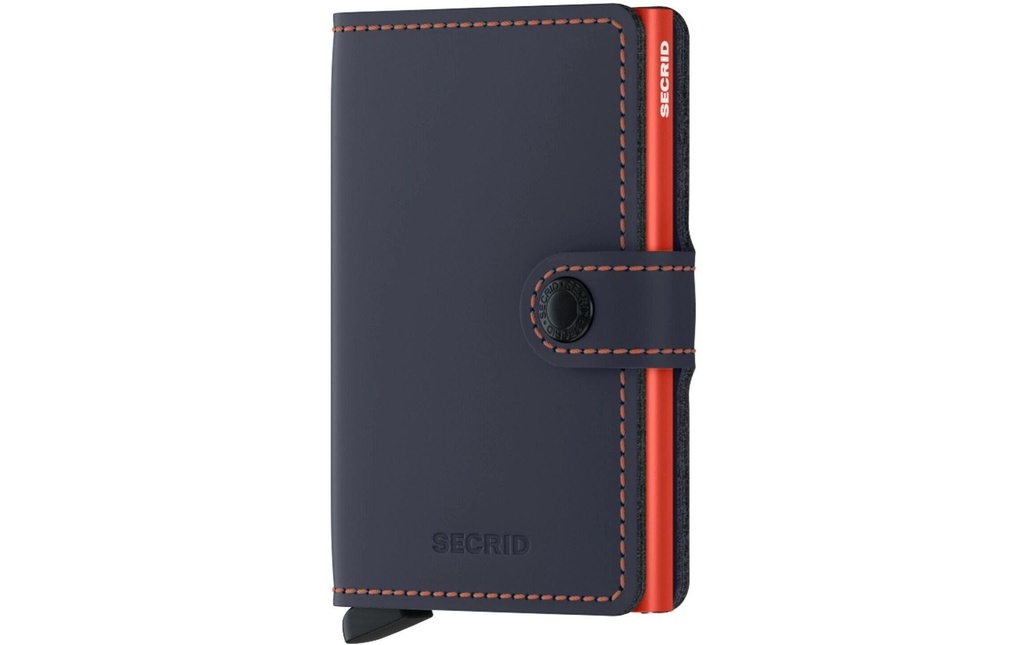SECRID Portefeuille Mini portefeuille Matte Nightblue Orange