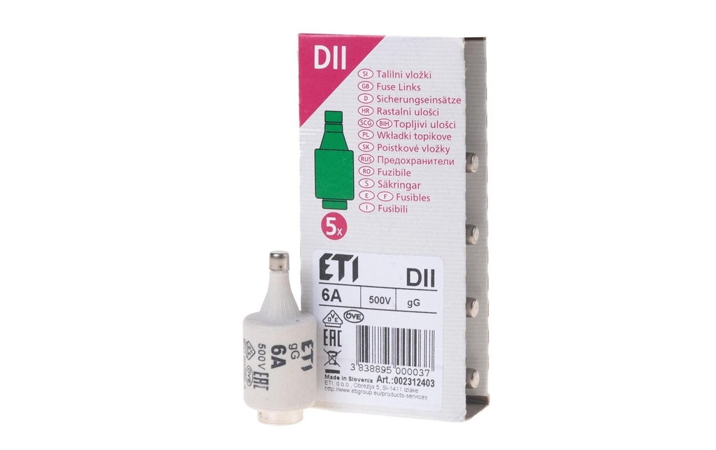 Elektromaterial Fusible DII 6A
