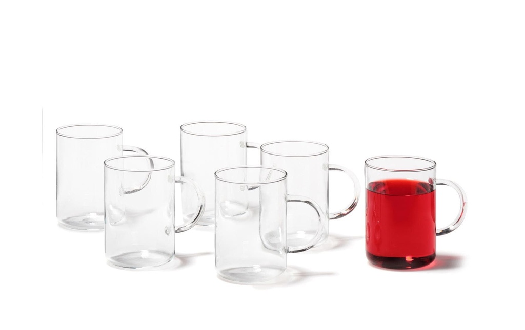 LEONARDO Tasse à thé Novo 360 ml, 6 Pièce/s, Transparent