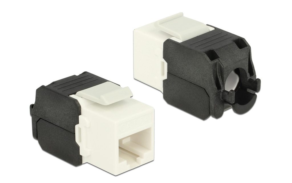 Delock Module Keystone RJ-45 Cat.6A, UTP Blanc