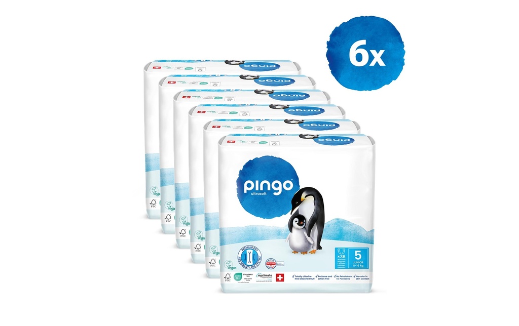 Pingo Couches écologiques Taille 5,  Junior