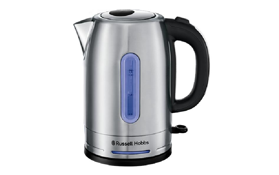 Russell Hobbs Bouilloire Quiet 1.7 l, Argenté