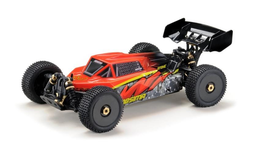 Absima Buggy STOKE V2 rouge, 4WD, ARTR, 1:8