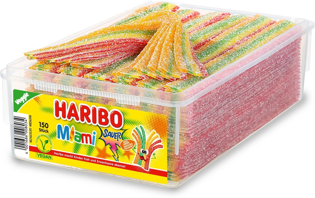 Haribo Bonbons gommeux Boîte Miami Sauer 1125 g