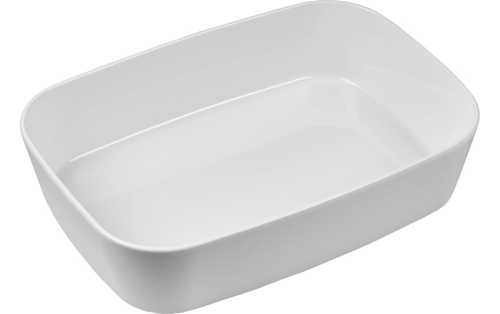 Rosti Plat à gratin Modula Angulaire, Blanc