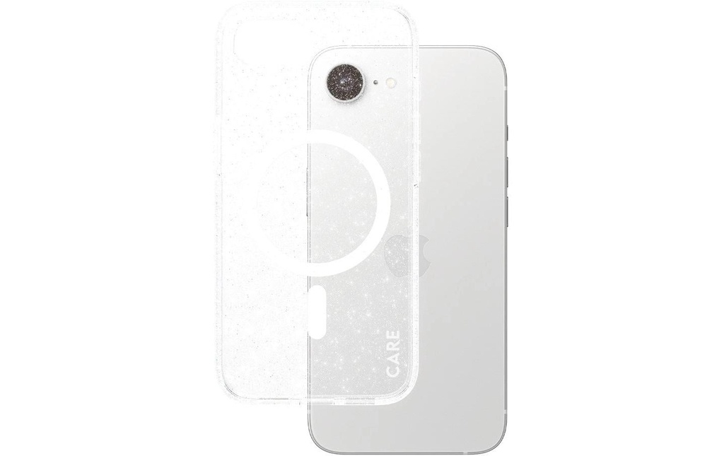 CARE Coque arrière Flagship Case Combat iPhone 17e/16e Blanc