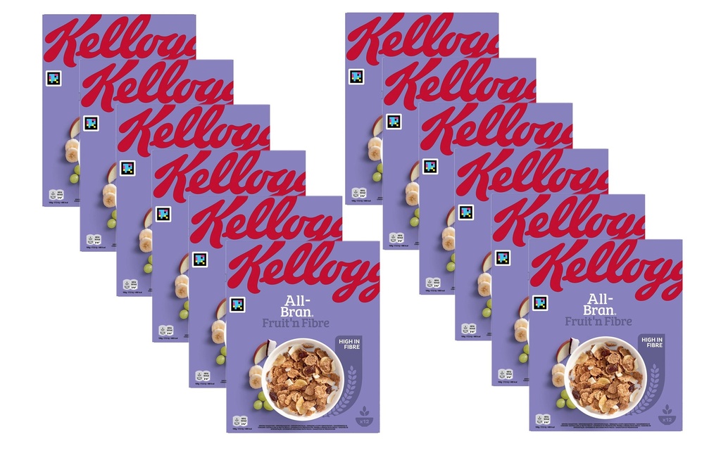 Kellogg's Céréales All Bran Fruit n`Fibre 12 x 500 g