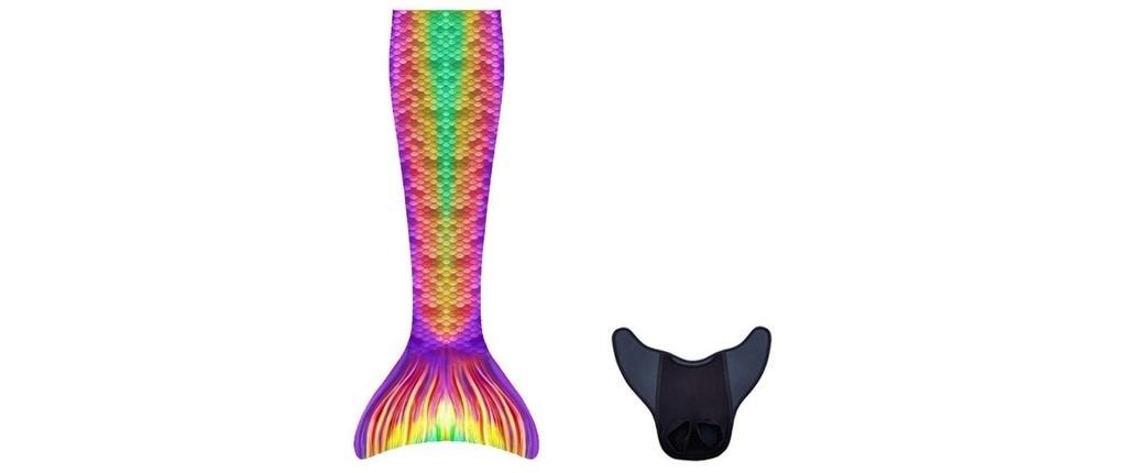 Meili Palmes de natation Palme de sirène Cancun S