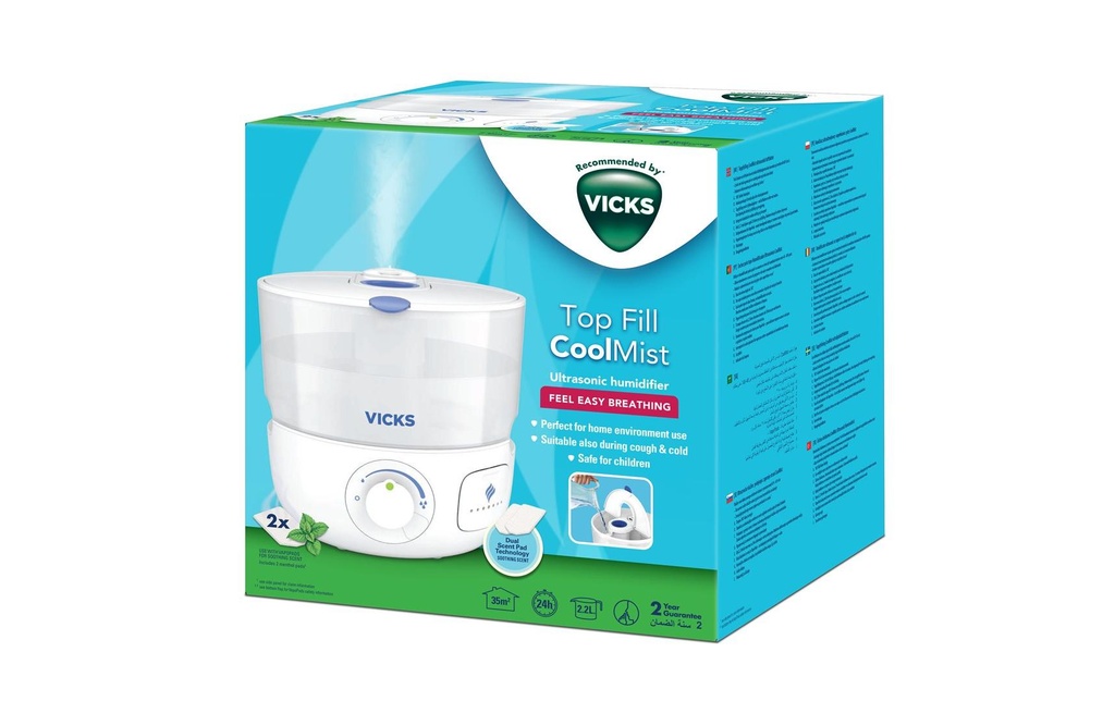 Vicks Humidificateur Air froid à ultrasons VUL585E