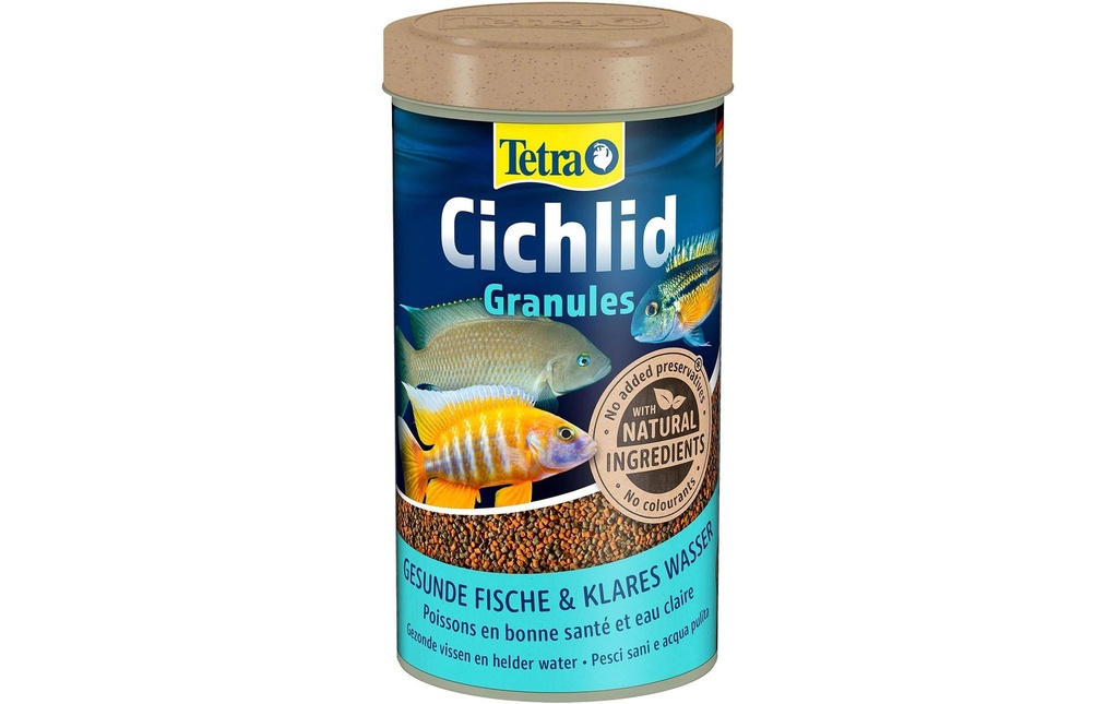Tetra Nourriture pour cichlidés Cichlid Granules, 500 ml