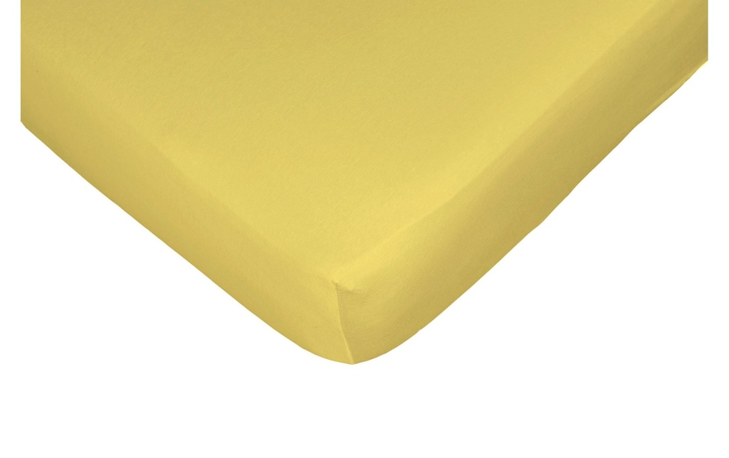 Night Fashion Drap-housse Jerry 180-200 x 200 cm, jaune