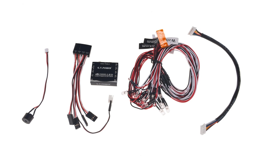 G.T. Power Éclairage pour modèles réduits Professional LED Light System 4 canaux