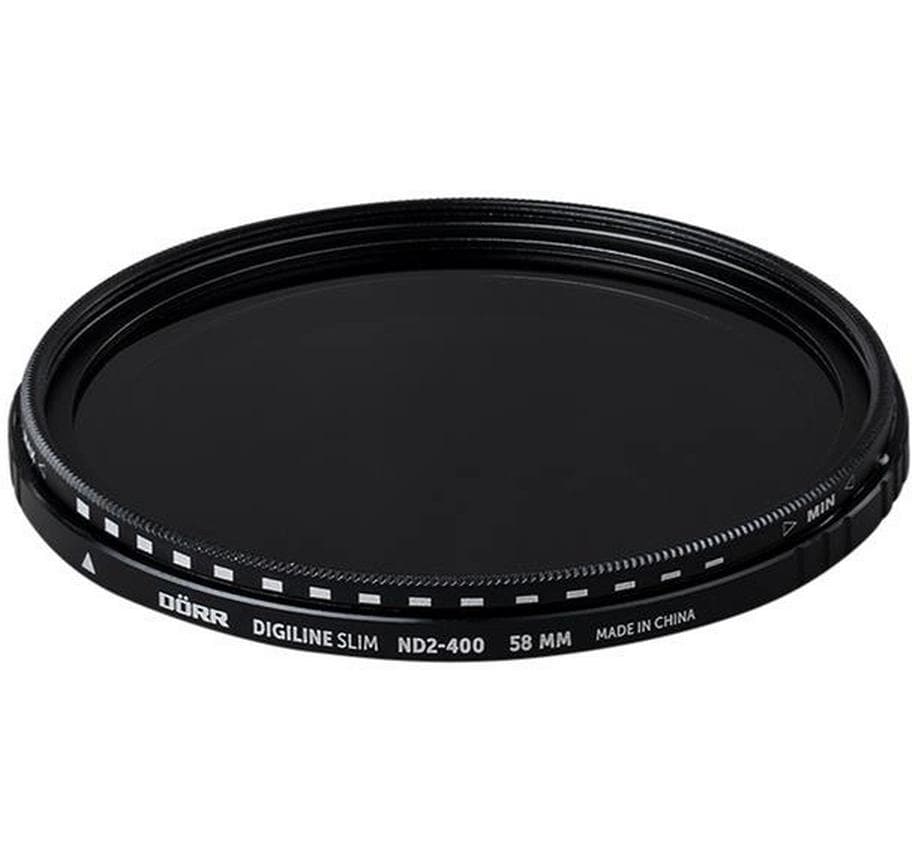 Dörr Filtre gris Digiline Slim Variable ND2-400 – 58 mm