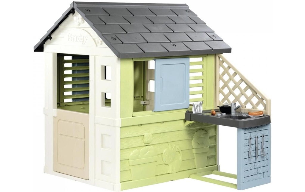 Smoby Maison de jeu Life Pretty avec cuisine