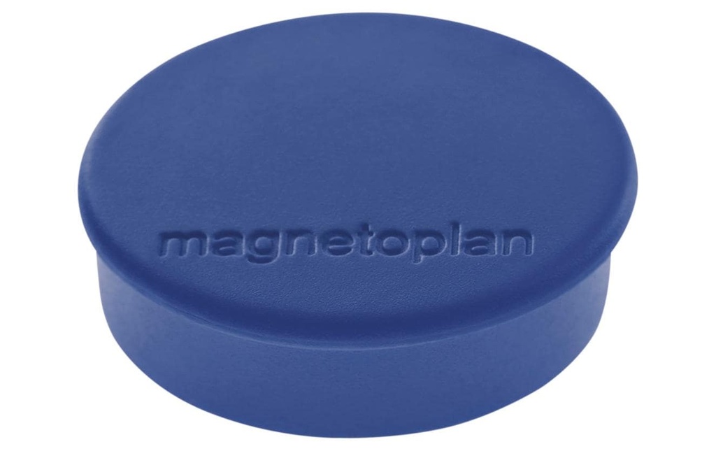 Magnetoplan Aimant Discofix Ø 2.5 cm Bleu foncé, 10 Pièce/s