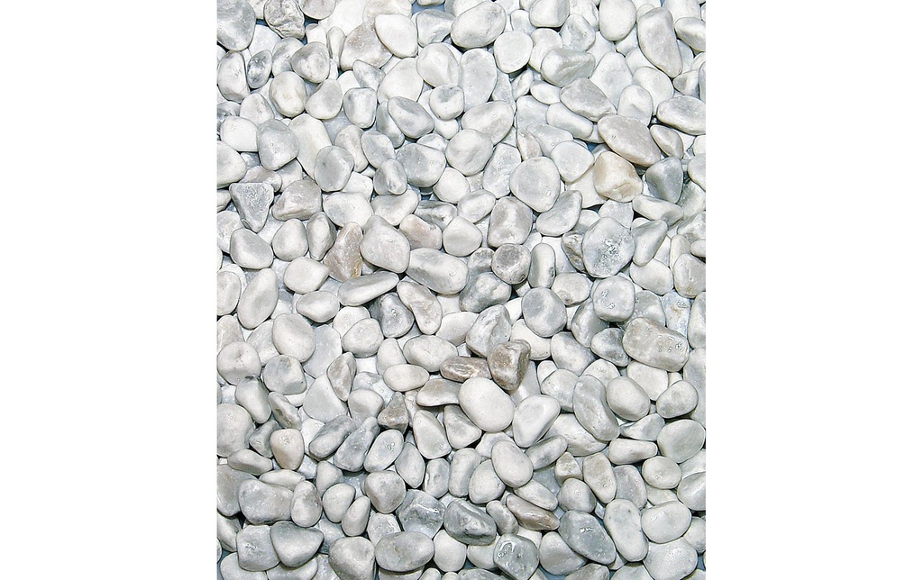Ambiance Pierres décoratives Bianco Carrara 0,8-1,3 cm, Blanc