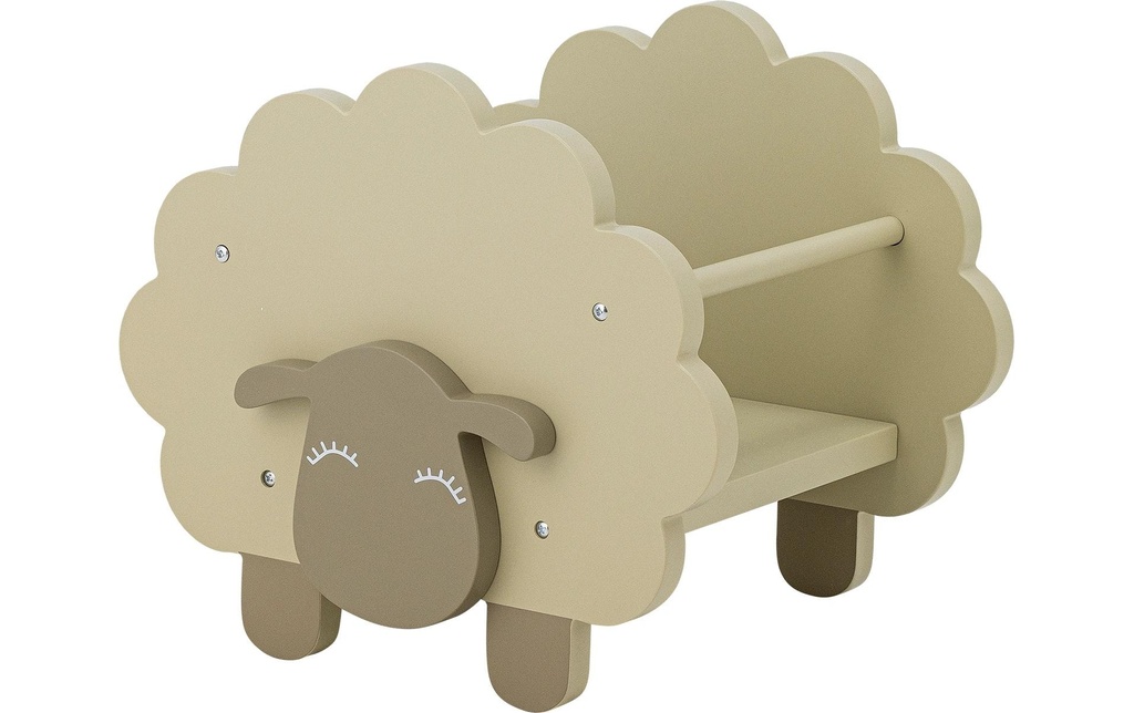 Bloomingville Bibliothèque Dolly Mouton Gris, MDF