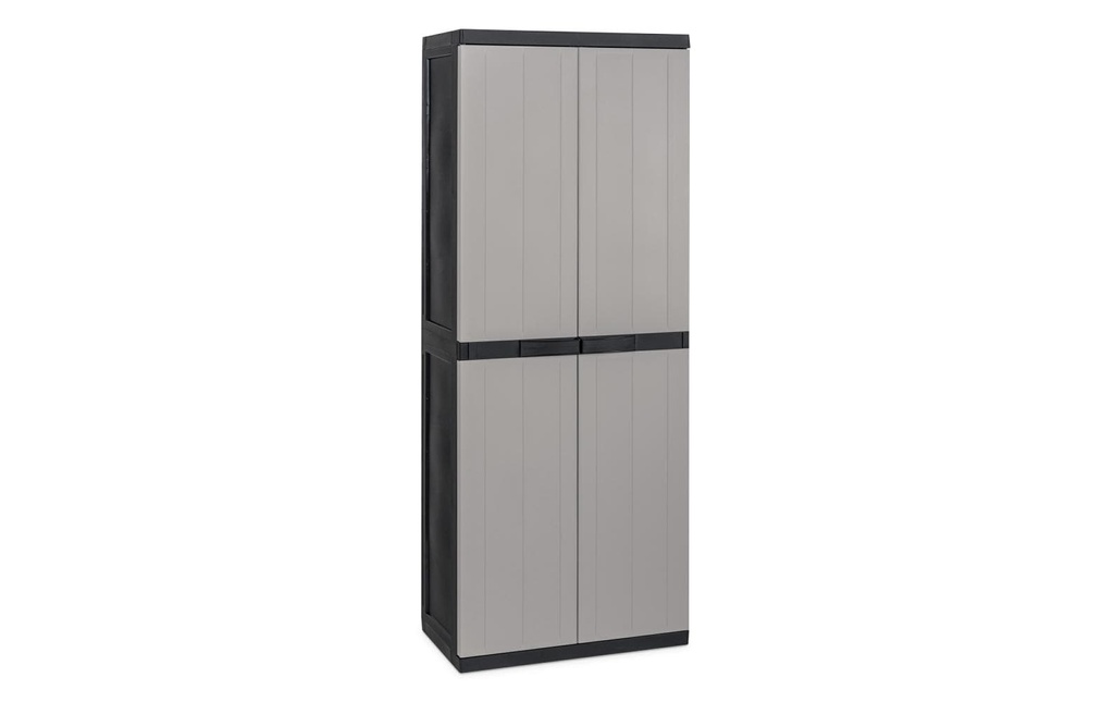Toomax Armoire Bios midi 65 x 165 cm noir/gris chaud