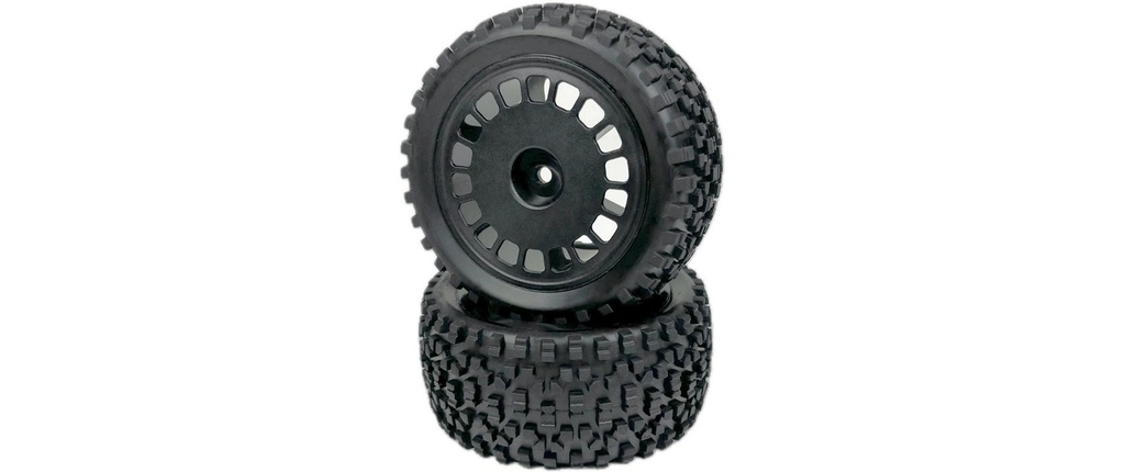 Absima 1:10 Jeu de roues de buggy Maxi Block arrière noir (2)