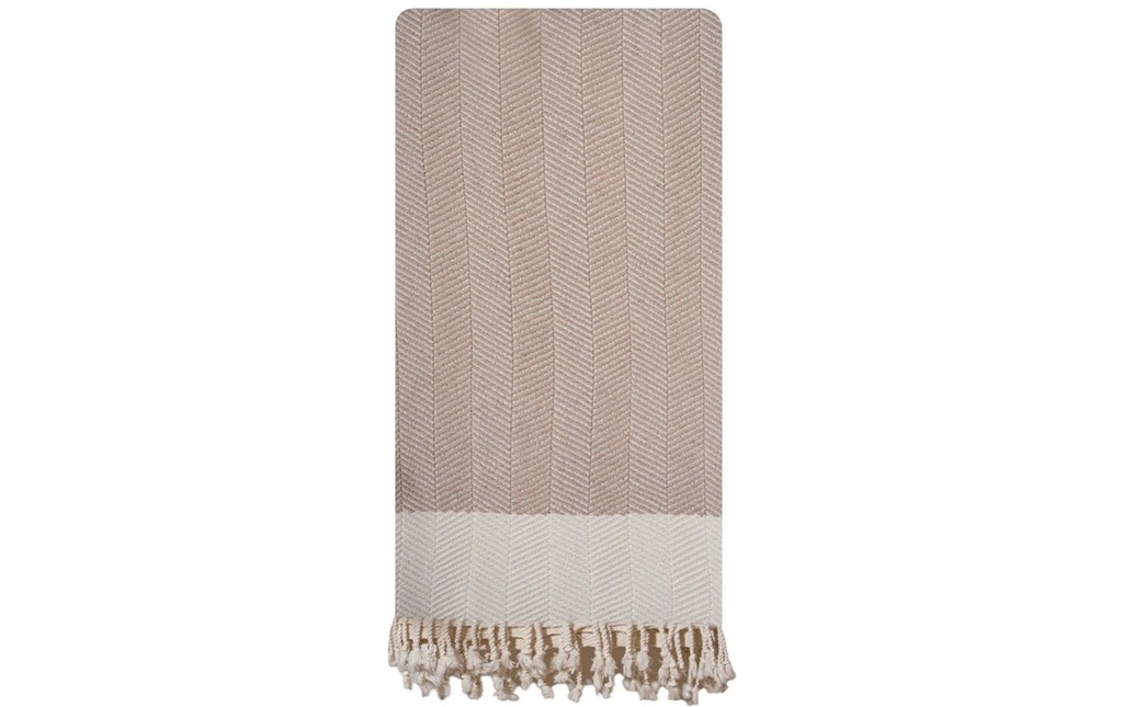 Foutastic Serviette de plage Baliksirti Beige