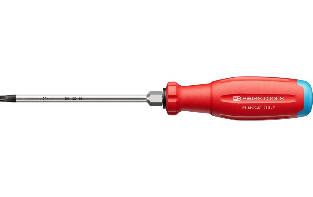 PB Swiss Tools Tournevis SwissGrip Evo PB 38400.27-125 S Torx