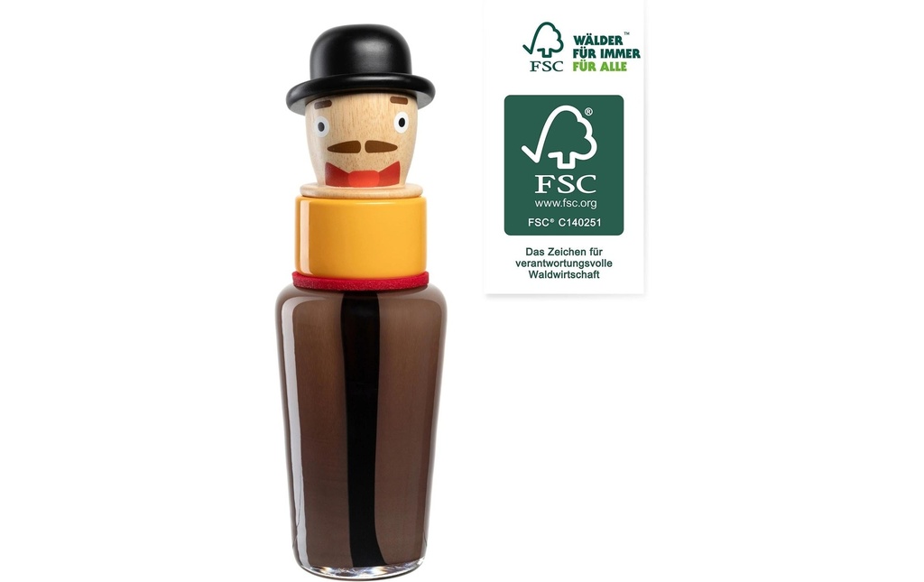LEONARDO Vase Luigi 33 cm, Brun