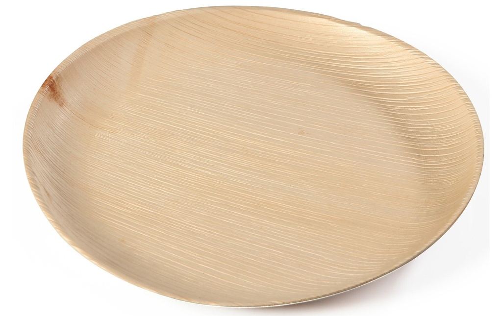 Sier Assiettes jetables Palm 18 cm, 20 Pièce/s, Brun clair