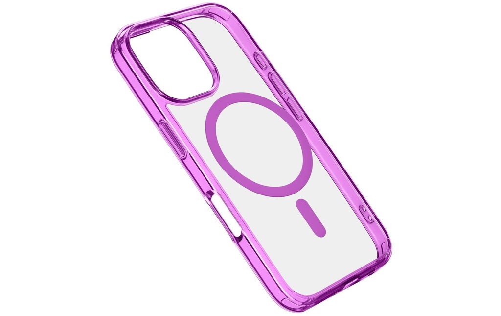 Cellular Line Coque arrière Iconic iPhone 16 Pro Pink