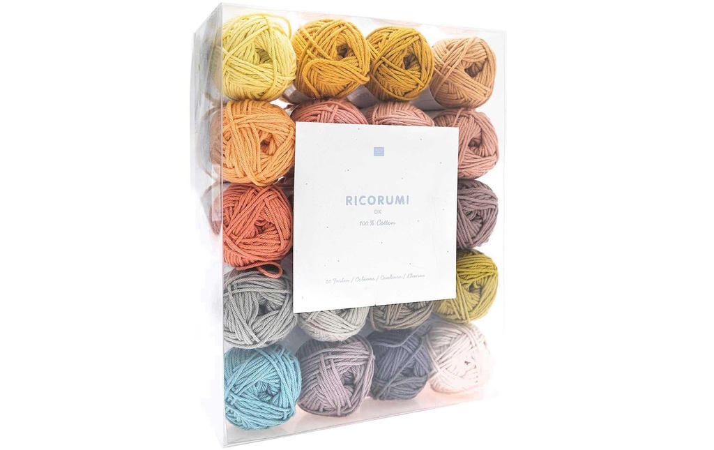 Rico Design Laine Ricorumi Set Limited 25 g, 20 pièces