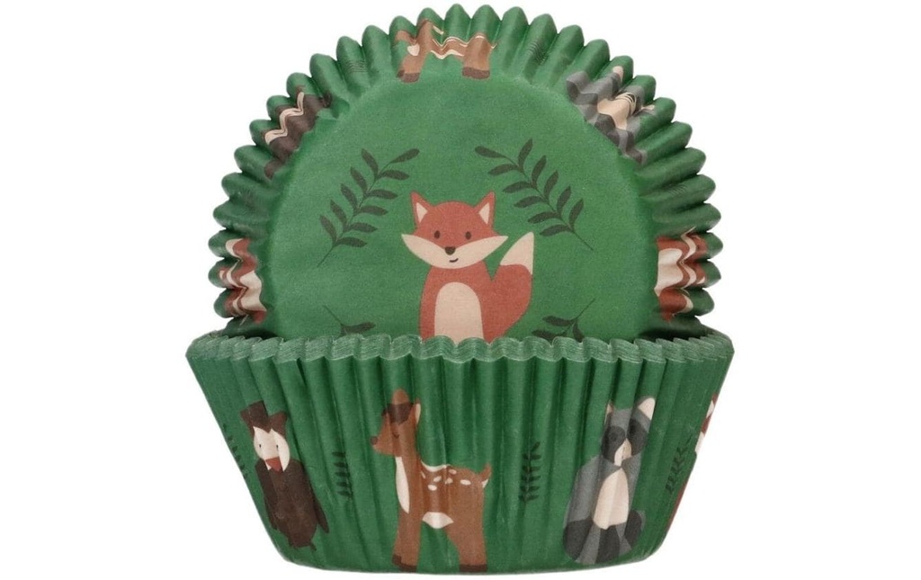Funcakes Moule à muffins Animaux de la forêt 48 Pièce/s