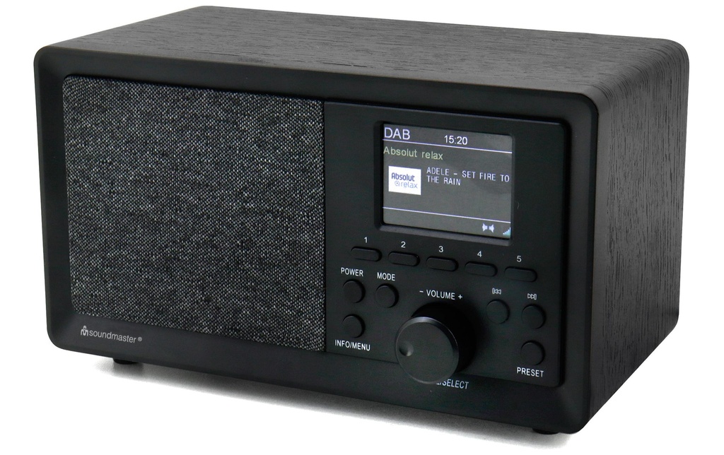 soundmaster Radio DAB+ DAB350SW Noir