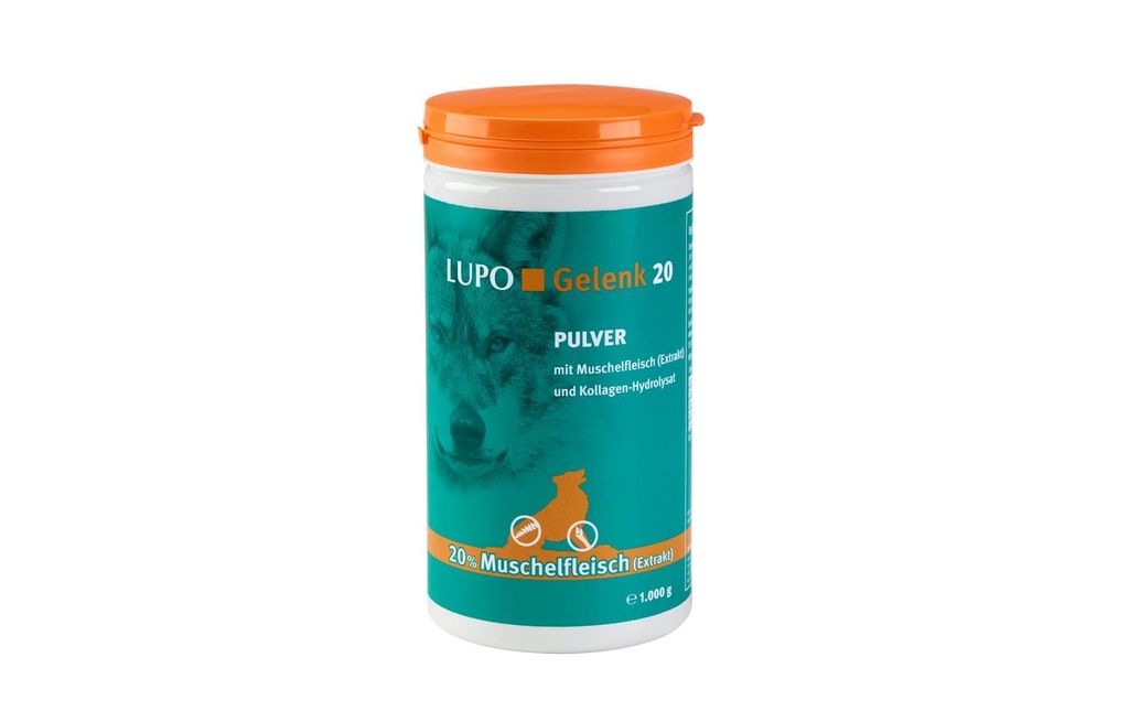 Luposan Supplément alimentaire pour chiens Articulation 20 poudre, 1000 g
