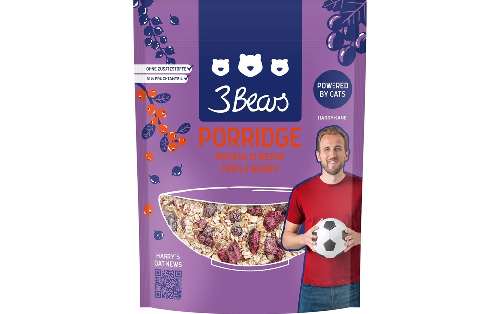 3Bears Porridge aux trois baies 400 g