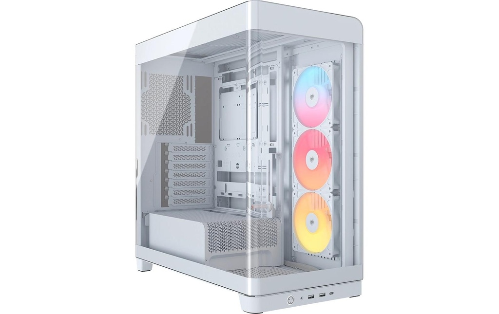 Corsair Boîtier d’ordinateur 4500X RS-R ARGB Blanc