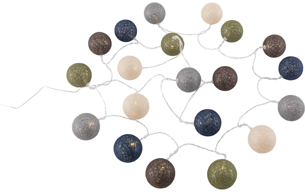 Outwell Alpha Cotton Guirlande lumineuse 285 cm, 20 x LED