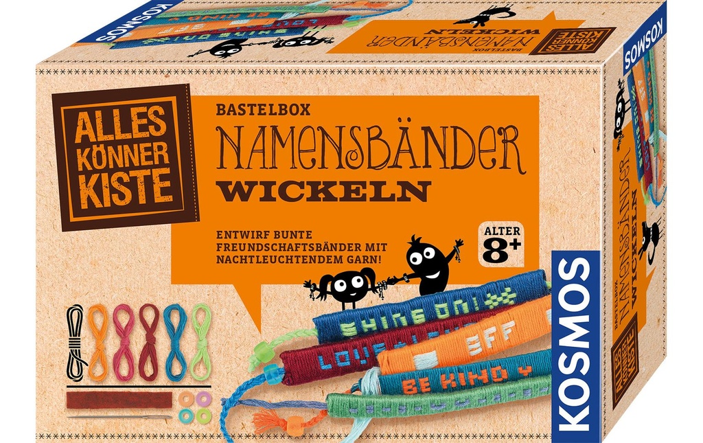 Kosmos Boîte de bricolage Namensbänder wickeln